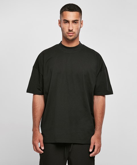 Oversized mock neck tee